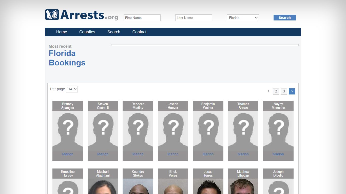 Florida Arrests and Inmate Search