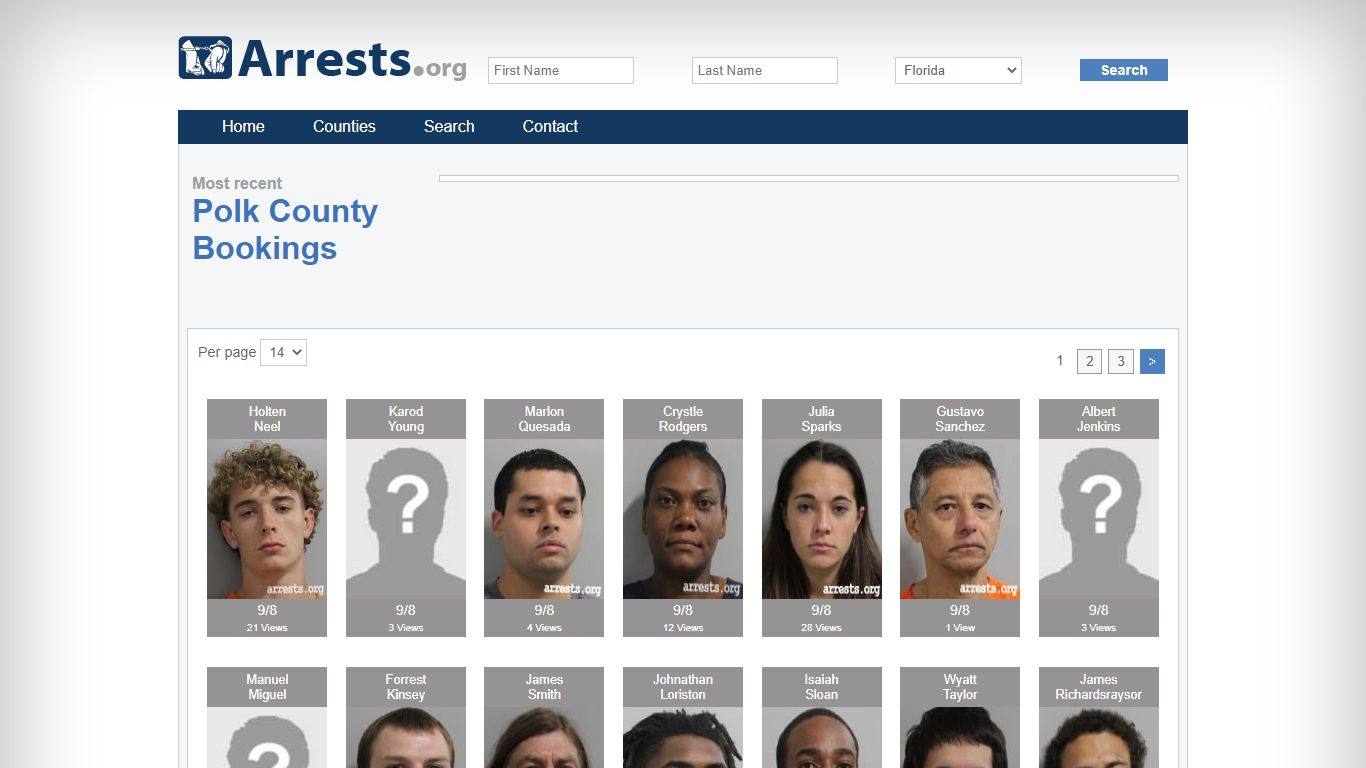 Polk County Arrests and Inmate Search